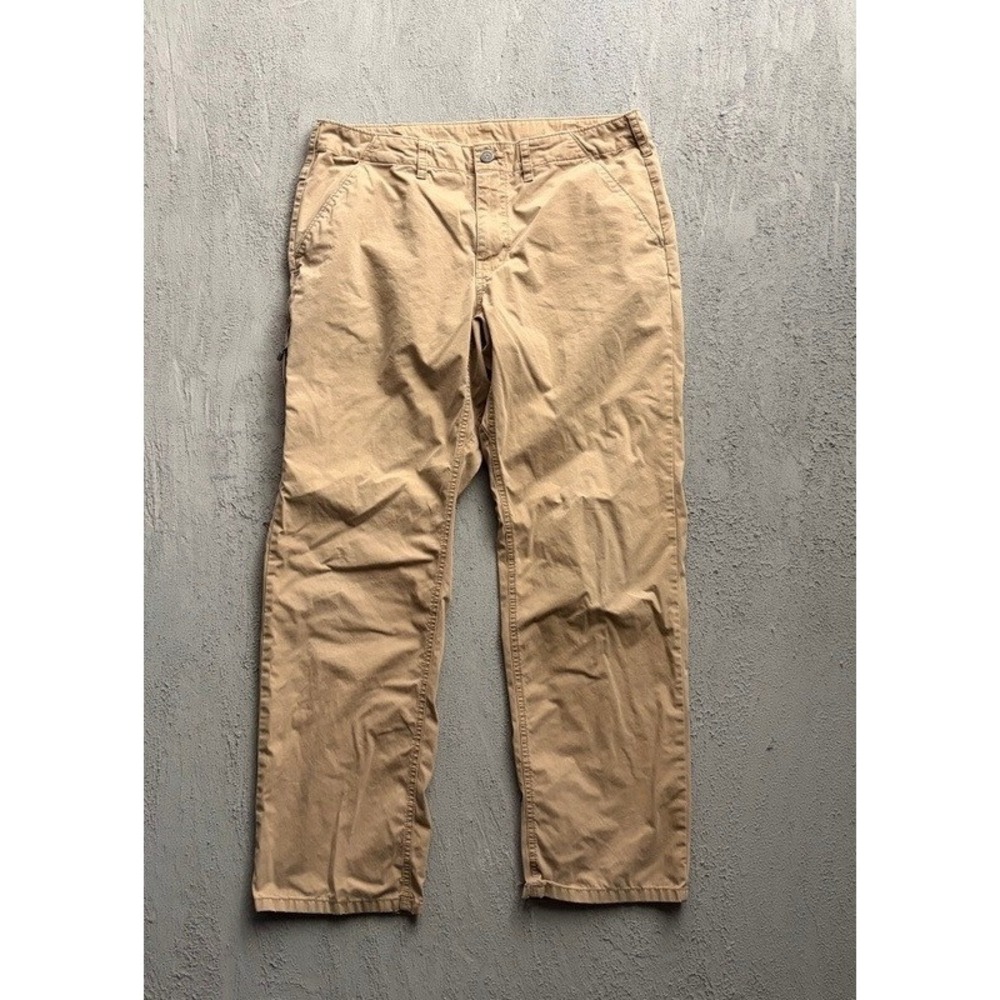 Patagonia Chino Pants 34x28 Beige 2000s Organic Cotton Outdoors Hiking